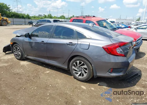2017 Honda Civic Ex z USA, uszkodzony, nr VIN 19XFC2F75HE220612